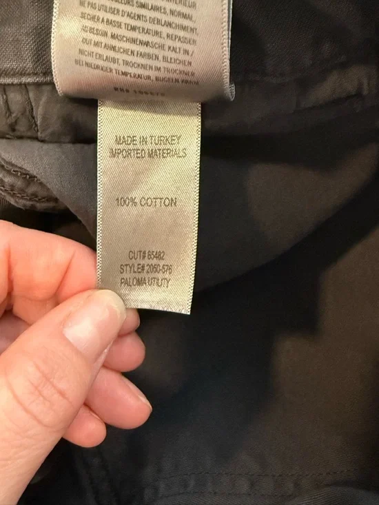 Citizens of Humanity Paloma Utility Trouser in dark charcoal/black Size 25 Tall - Picture 6 of 10